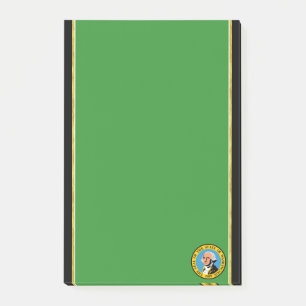 Washington-Flagge Post-it Klebezettel