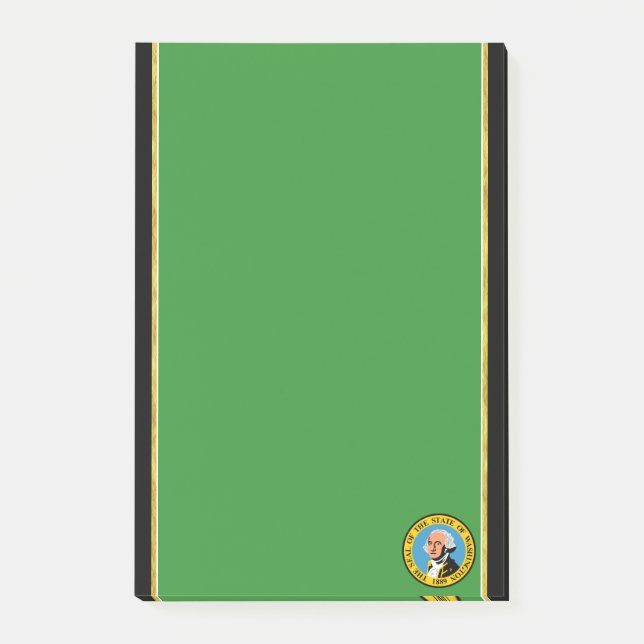 Washington-Flagge Post-it Klebezettel (Vorderseite)