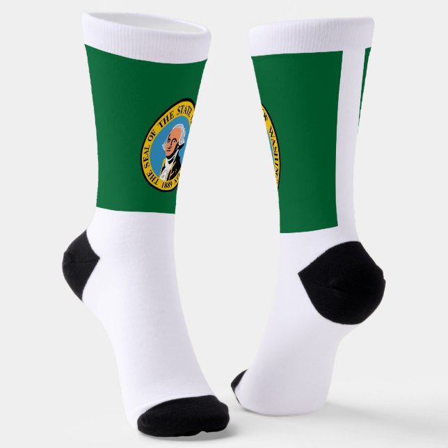 Washington-Flagge Socken (Gewinkelt)