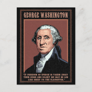 Washington - Freie Rede Postkarte