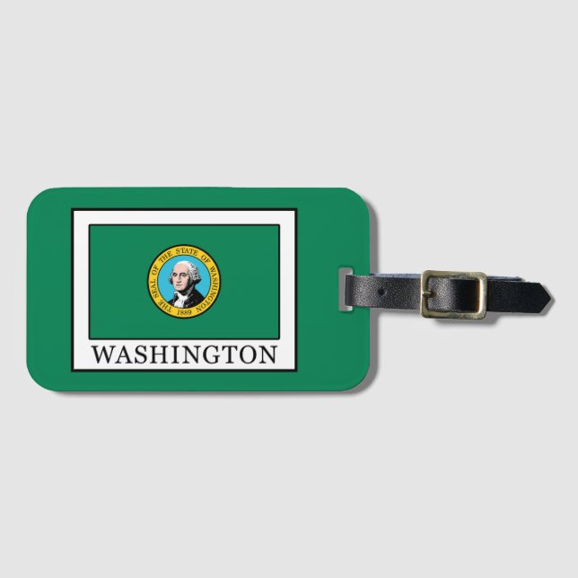 Washington Gepäckanhänger (Vorderseite (Horizontal))
