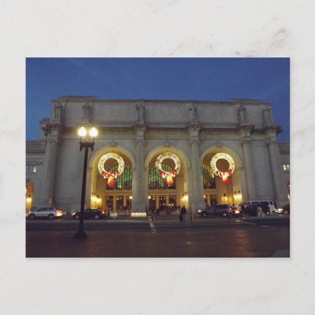 Washington-Gewerkschafts-Station, Washington DC Postkarte (Vorderseite)