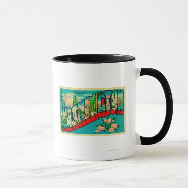 Washington - Große Briefszenen Tasse (Rechts)