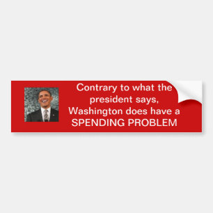 Washington hat ein Ausgabenproblem Autoaufkleber