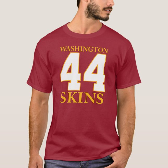 WASHINGTON-HÄUTE #44 Spieler-Entwurf 2 T-Shirt (Vorderseite)
