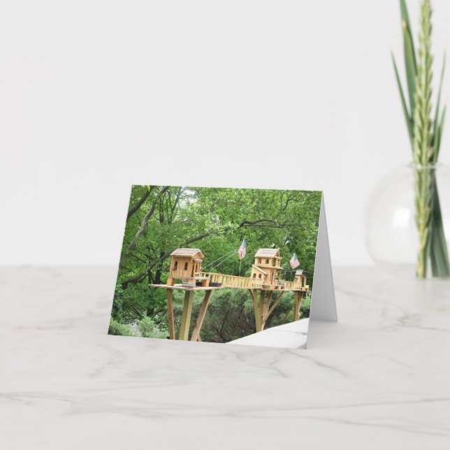 Washington Heights BirdHouse Note Card Karte (Vorderseite)