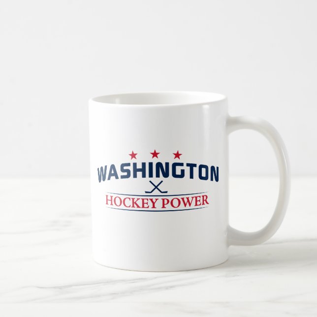 Washington Hockey Power White Tasse (Rechts)
