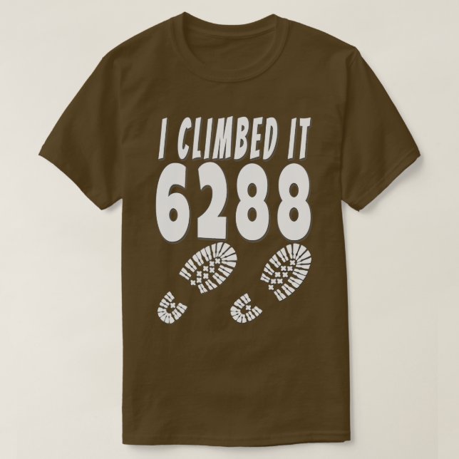 Washington I Climbed It 6288 Mount NH48 New Ham T-Shirt (Design vorne)