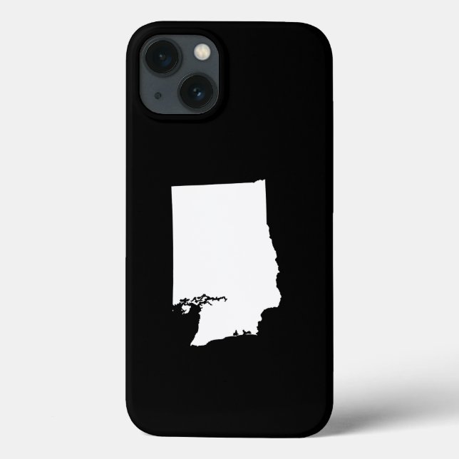Washington in Weiß und Schwarz Case-Mate iPhone Hülle (Rückseite)