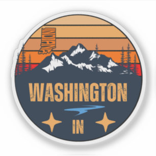 Washington, Indien Aufkleber