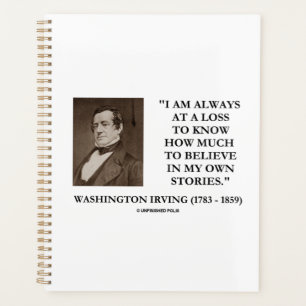 Washington Irving glaubt immer an verlorene Geschi Planer