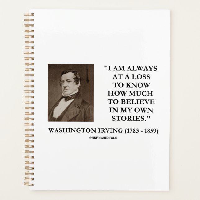 Washington Irving Toujours En Perte Croire Aux His (Devant)