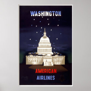 Washington Kapitol Amerikanisch Vereinigte Staaten Poster