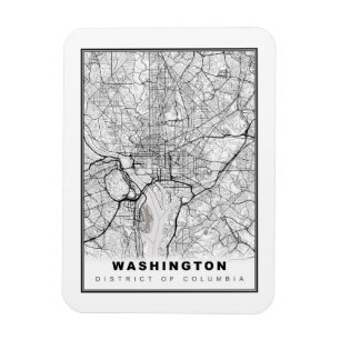 Washington Karte Magnet