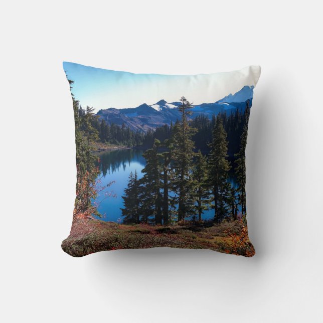 Washington Landschaft, schöne Natur Kissen (Vorderseite)