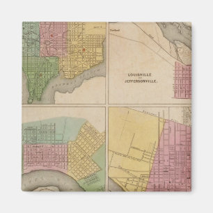 Washington Louisville und Jeffersonville Magnet