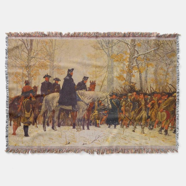Washington März Valley Forge William Trego 1883 Decke (Vorderseite)