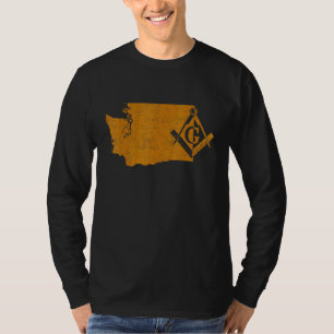 Washington Masons Grand Lodge Freemason Vater D T-Shirt