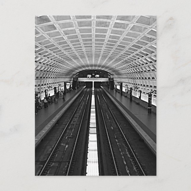 Washington Metro Postkarte (Vorderseite)