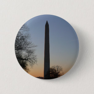 Washington Monument at Sunset Button
