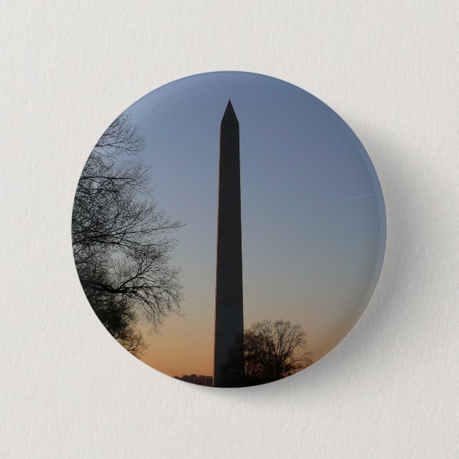 Washington Monument at Sunset Button (Vorderseite)