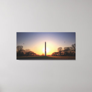 Washington Monument at Sunset Leinwanddruck