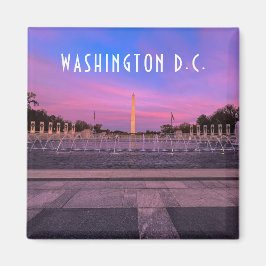 Washington Monument at Sunset Magnet