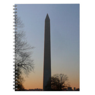 Washington Monument at Sunset Notizblock