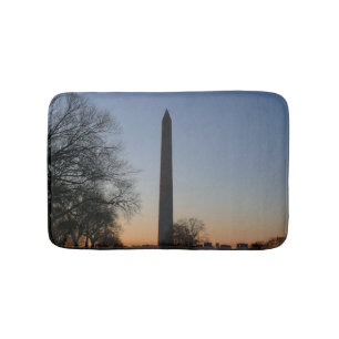 Washington Monument bei Sonnenuntergang in DC Badematte