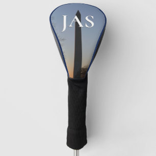 Washington Monument bei Sonnenuntergang in DC Golf Headcover