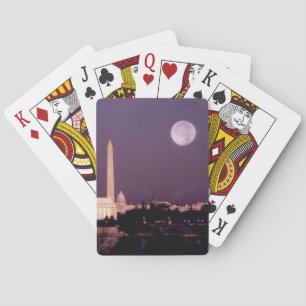 Washington-Monument, die Hauptstadt und Jefferson Spielkarten