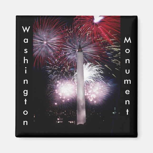 Washington Monument Fireworks Magnet (Vorne)