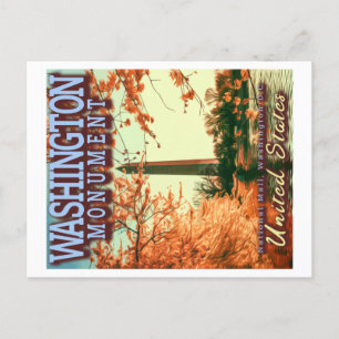 WASHINGTON-MONUMENT - NATIONAL MALL WASHINGTON D.C POSTKARTE