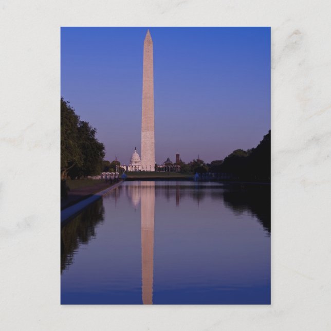 Washington Monument Postcard Postkarte (Vorderseite)
