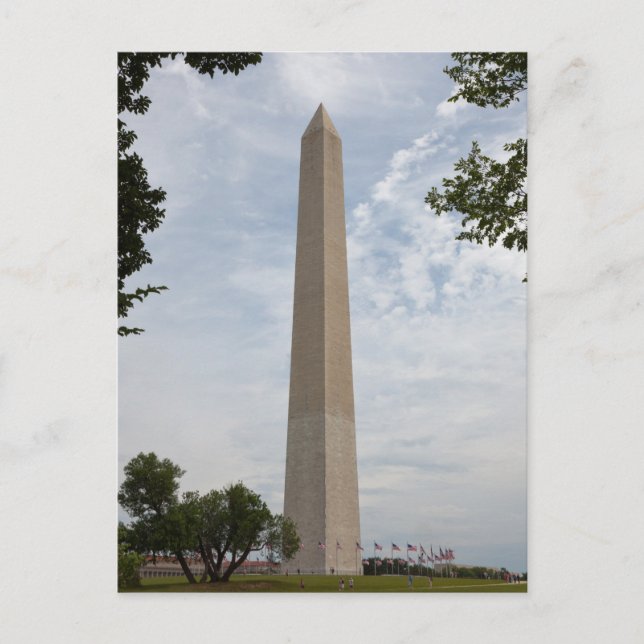 Washington Monument Postkarte (Vorderseite)