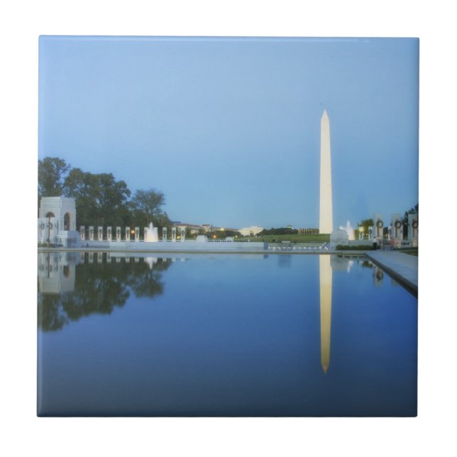 Washington Monument, Reflection Pool, Washington Fliese (Vorderseite)