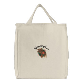 Washington Moose bestickte Tasche