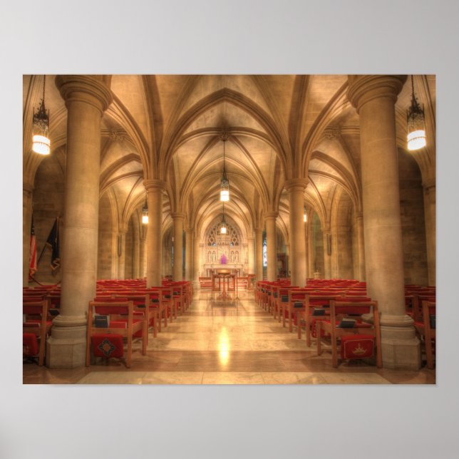Washington National Cathedral Bethlehem Kapelle Poster (Vorne)