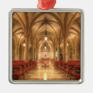 Washington National Cathedral Bethlehem Kapelle Silbernes Ornament