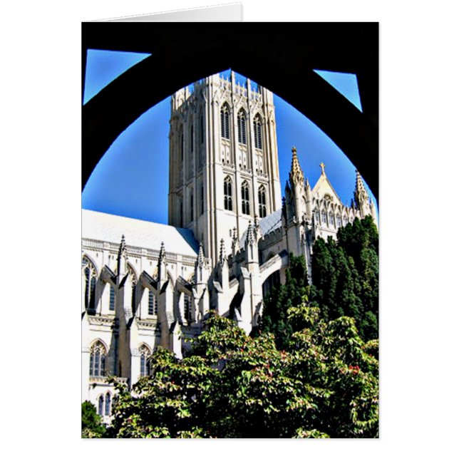 Washington National Cathedral Through Archway Card (Vorne)