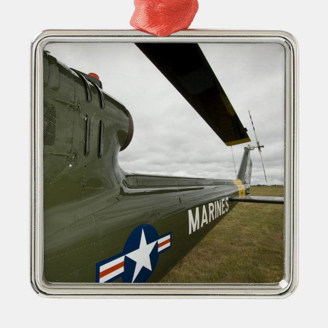 Washington, Olympia, Militärairshow. Silbernes Ornament (Vorne)