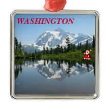 Washington Panoramic Christmas Ornament