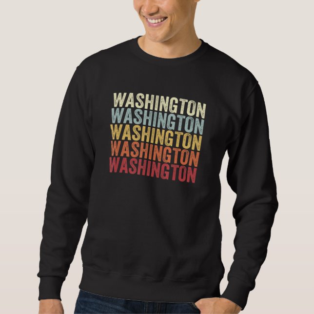Washington Pennsylvania Washington PA Retro Vintag Sweatshirt (Vorderseite)