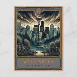 Washington | Postkarte Gothic Art