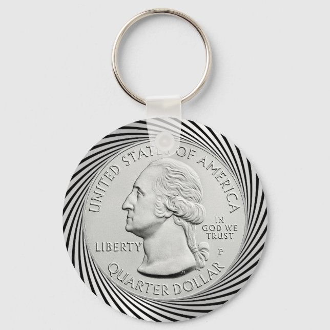WASHINGTON QUARTER SCHLÜSSELANHÄNGER (Vorderseite)