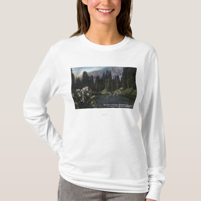 Washington - regnerischerer Nationalpark, T-Shirt (Vorderseite)