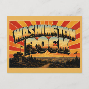 Washington Rock New Jersey Landschaftsübersicht Wa Postkarte