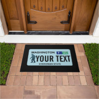 Washington Sasquatch License Plate