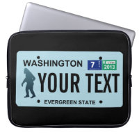 Washington Sasquatch License Plate
