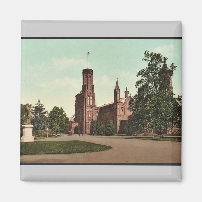 Washington. Smithsonian Institution classic Fotoc Magnet (Vorne)